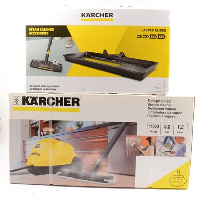 Lot 233 - Karcher steamer with a carpet slide.