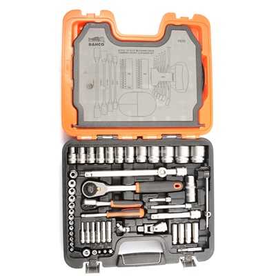 Lot 229 - Bahco combined spanner and socket set.