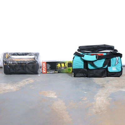 Lot 263 - Makita tool bag and four other tool bags.