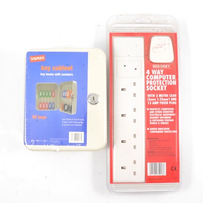 Lot 291 - Two boxes of various electrical items...