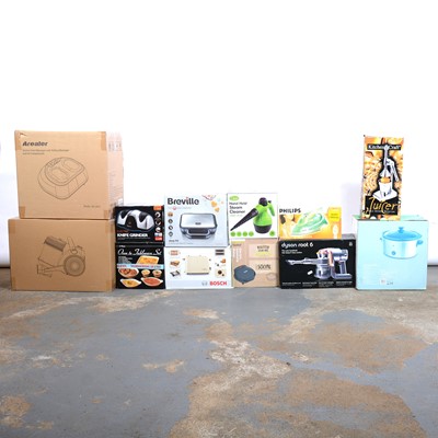 Lot 295 - Various boxed kitchen equipment including...