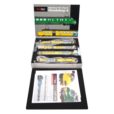 Lot 270 - Artitec HO gauge model railway 4-car set, ref 20.403.01 HK2 771 Hondekop 4, boxed.