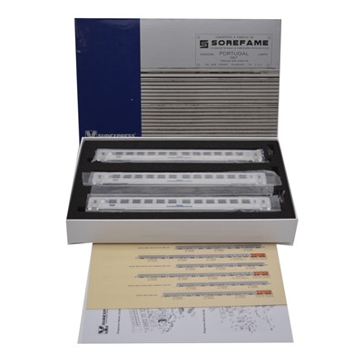 Lot 304 - Sudexpress HO gauge model railway 3-car passenger coach set ref S1019 CP Regional 90's