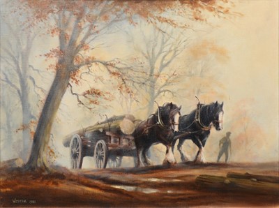 Lot 200 - David Weston, Logging cart