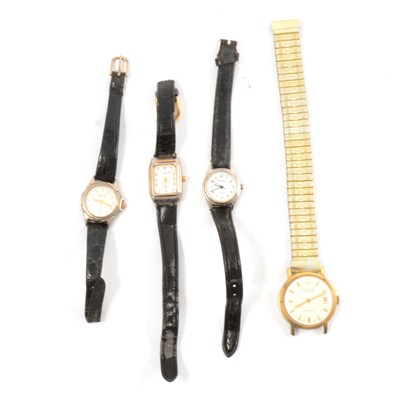 Lot 120 - Large quantity of watch movements, dials, parts, some watches, spares and repairs