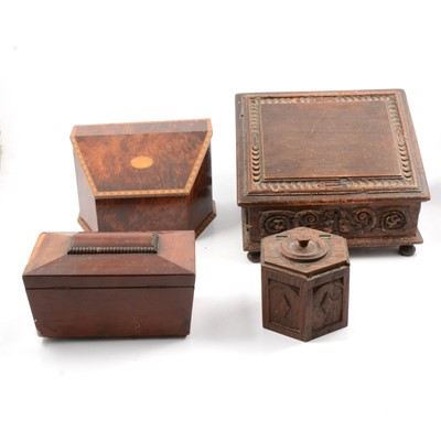 Lot 88 - Four wooden boxes