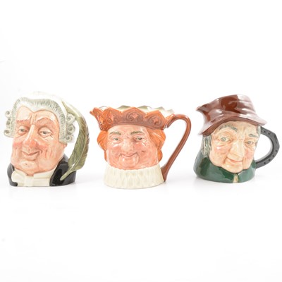 Lot 42 - Twelve large-sized Doulton character jugs