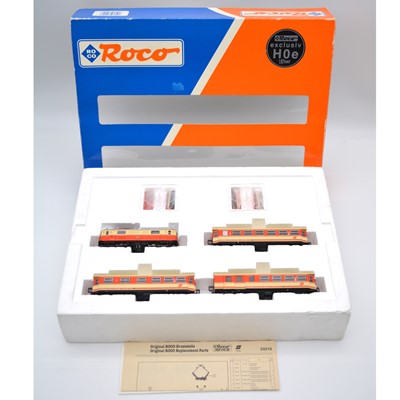 Lot 501 - Roco HOe model railway locomotive set ref 31010, with class BR 1099.15 OBB locomotive