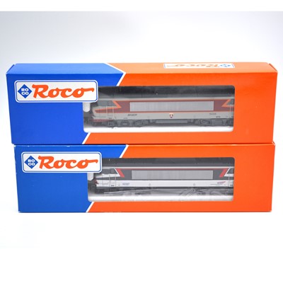 Lot 363 - Roco HO gauge model railway locomotives, two including ref 43780.1 and 42481.1