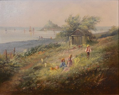Lot 211 - Les Parson, oil, two oils by Ted Dyer and another unsigned oil