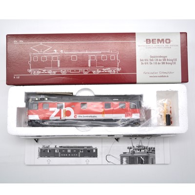 Lot 506 - Bemo HOe model railway locomotive ref 1246 455 zb De 110 005