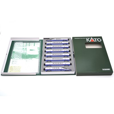 Lot 688 - Kato N gauge model railway 8-car set, ref 10-1427 E4 series Shinkansen 'Max Toki'