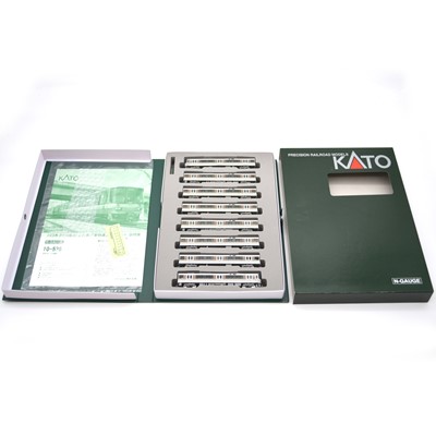 Lot 689 - Kato N gauge model railway 8-car set, ref 10-536 223-2000 series
