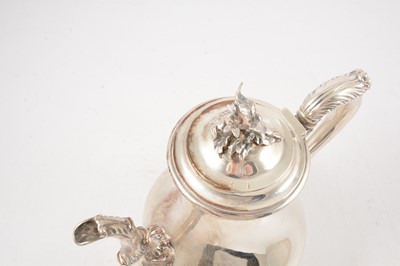 Lot 72 - William IV silver coffee pot, Paul Storr (Storr & Mortimer), London 1831