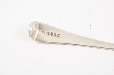 Lot 58 - Pair of George III silver basting spoons, probably William Sumner, London 1802