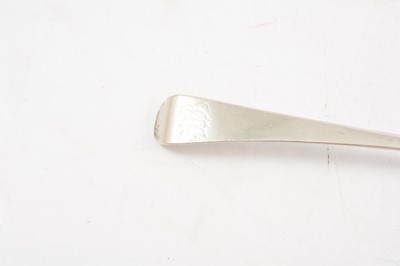 Lot 58 - Pair of George III silver basting spoons, probably William Sumner, London 1802