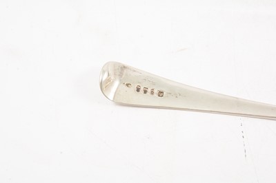 Lot 58 - Pair of George III silver basting spoons, probably William Sumner, London 1802