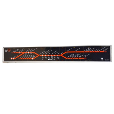 Lot 752 - Paris railway train sign, Paris-Est–Mulhouse-Ville railway, RER line A