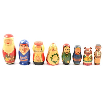Lot 39 - Eight Russian nesting dolls / Matryoshka.