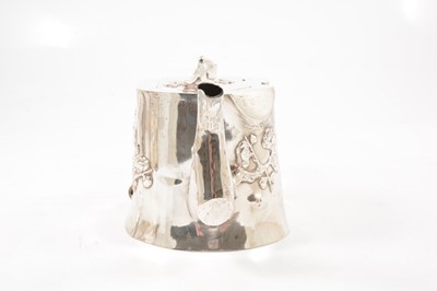 Lot 46 - Chinese silver three piece tea set