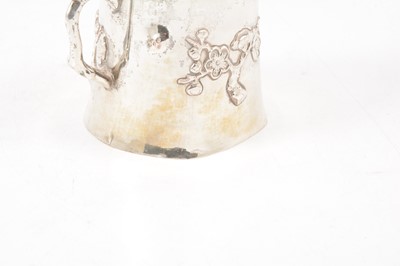 Lot 46 - Chinese silver three piece tea set