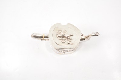 Lot 46 - Chinese silver three piece tea set