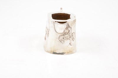 Lot 46 - Chinese silver three piece tea set