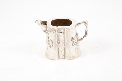 Lot 46 - Chinese silver three piece tea set