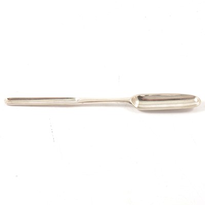 Lot 53 - George I silver marrow scoop, SM, London 1726