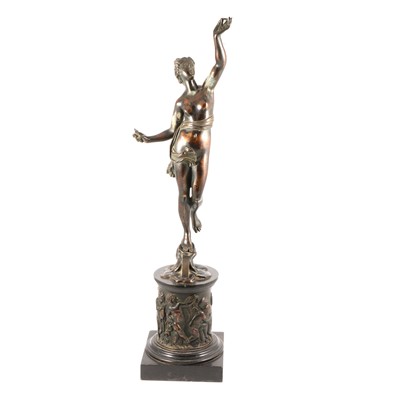 Lot 39 - After the Antique, Fortuna, patinated bronze