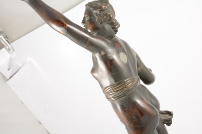 Lot 39 - After the Antique, Fortuna, patinated bronze