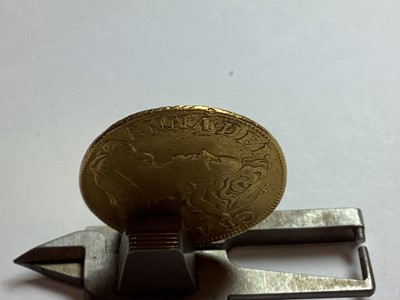 Lot 97 - A Gold Guinea Queen Anne 1714