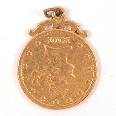 Lot 96 - A Gold United States Ten Dollar Coin 1901.