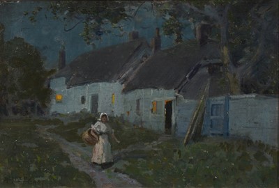 Lot 106 - Sir Alfred East, Moonlight