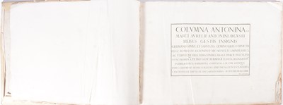 Lot 25 - Giovanni Pietro Bellori, Columna Antoniniana