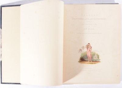 Lot 76 - Captain Robert Melville Grindlay, Scenery Costumes and Architecture