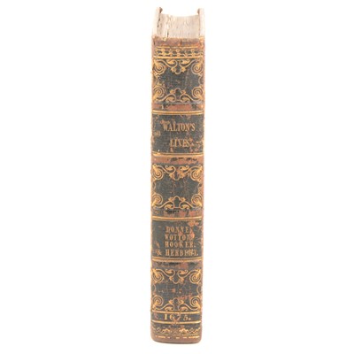 Lot 27 - Izaak Walton, The Lives