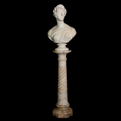 Lot 201 - Edward Hodges Baily, A young lady