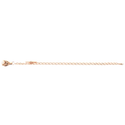 Lot 257 - A 9 carat yellow gold single Albert watch chain with seal type fob.
