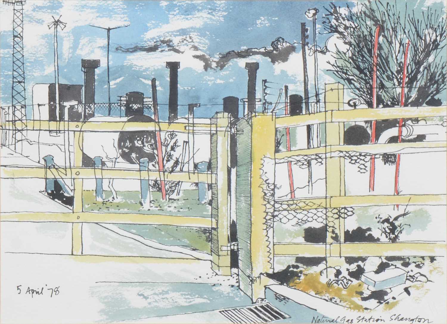Lot 1091 - Rigby Graham - Natural Gas Station, Shangton 1978