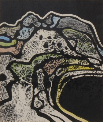 Lot 93 - Rigby Graham - Rocky Landscape, Wales