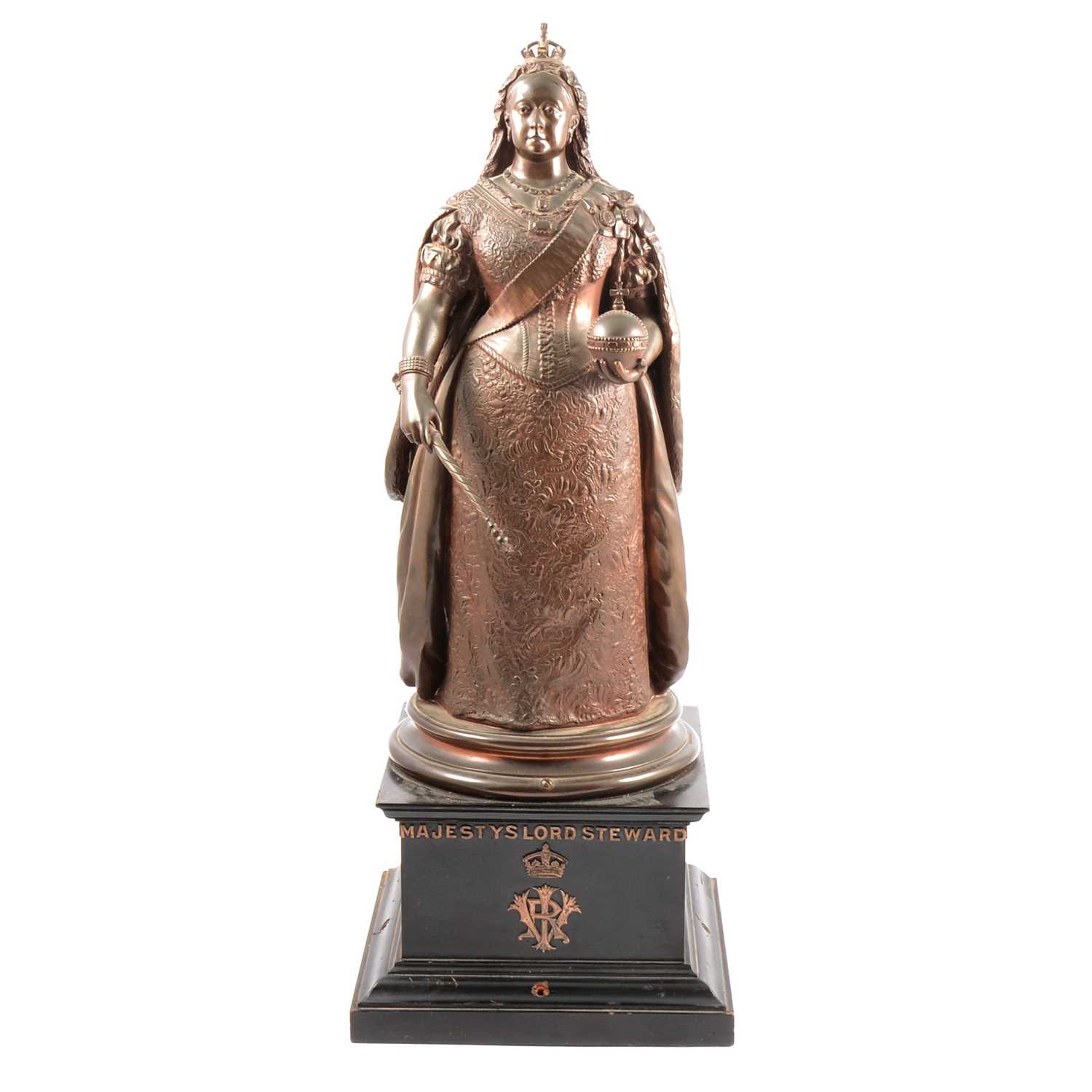 Lot 42 - Elkington & Co after Joseph Edgar Boehm, Queen Victoria, bronze