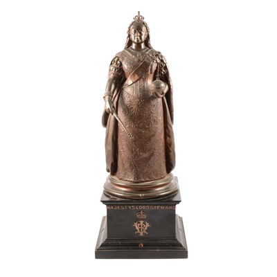 Lot 42 - Elkington & Co after Joseph Edgar Boehm, Queen Victoria, bronze