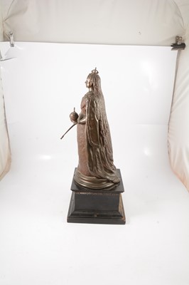Lot 42 - Elkington & Co after Joseph Edgar Boehm, Queen Victoria, bronze