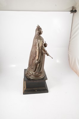 Lot 42 - Elkington & Co after Joseph Edgar Boehm, Queen Victoria, bronze