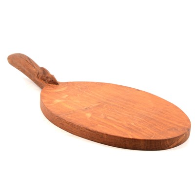 Lot 13 - Robert 'Mouseman' Thompson of Kilburn, an oak cheeseboard