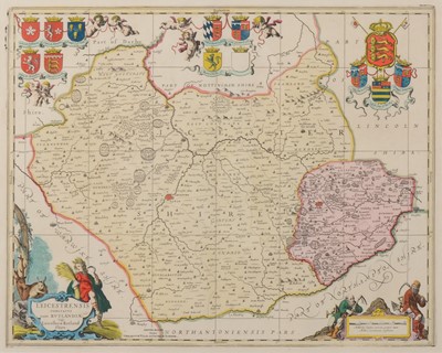 Lot 96 - Jan Jansson, Leicestrensis Comitatus cum Rutlandiae