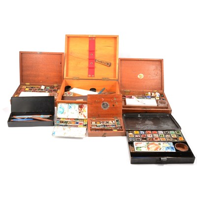 Lot 153 - Collection of paint boxes