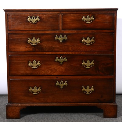 Lot 215 - George III mahogany chest of drawers