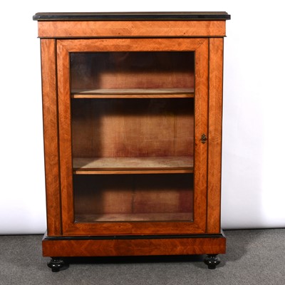 Lot 233 - Victorian walnut vitrine